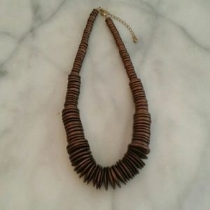 Bronze Colored Disk Necklace